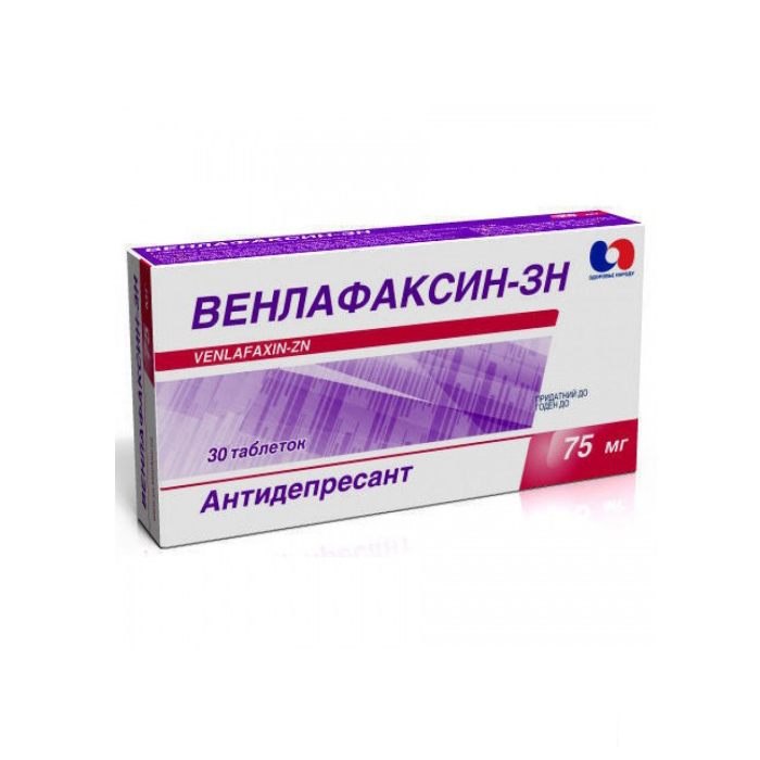 Венлафаксин-ЗН 75 мг таб №30 | Интернет-Аптека |E-apteka