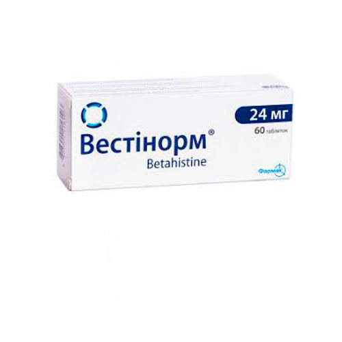 Вестинорм таб 24 мг №60 | Интернет-Аптека |E-apteka