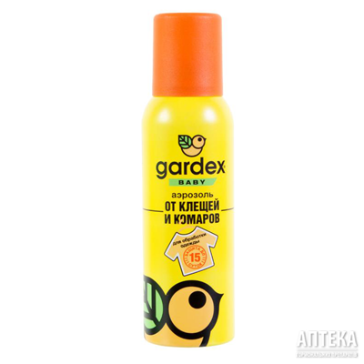 Гардекс Бэби Аэрозоль детский от комаров и клещей 100 мл | Интернет ...