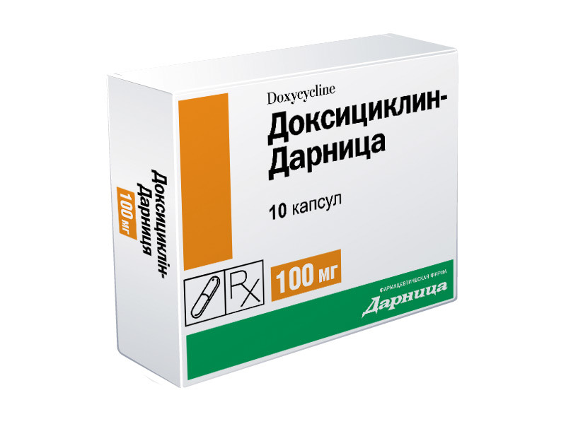 Доксициклин-Дарница капс 100 мг №10 | Интернет-Аптека |E-apteka